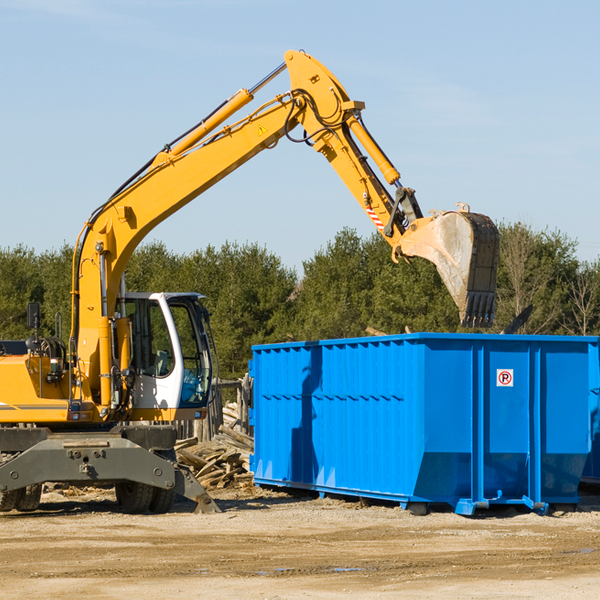 can i request a rental extension for a residential dumpster in Frankfort MI